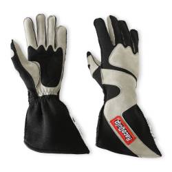 Racequip - RaceQuip 359606RQP 359 Series 2-Layer Nomex Outseam Race Gloves Gray/Black XL - Image 4