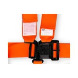 Racequip - RaceQuip 711041RQP Latch & Link 5 Point Harness Orange 3" Lap/Shoulder 2" Sub - Image 1