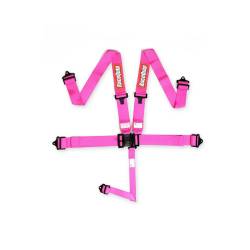 Racequip - RaceQuip 711081RQP Latch & Link 5 Point Harness Pink 3" Lap/Shoulder 2" Sub - Image 2
