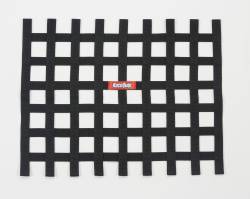 Racequip - RaceQuip 721005RQP Ribbon Style Race Car Window Net Black 18"H x 24"W - Image 1