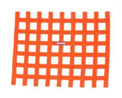 Racequip - RaceQuip 721045RQP Ribbon Style Race Car Window Net Orange 18"H x 24"W - Image 1
