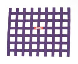 Racequip - RaceQuip 721055RQP Ribbon Style Race Car Window Net Purple 18"H x 24"W - Image 1