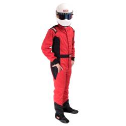 Racequip - RaceQuip 91609129RQP One Piece Multi Layer Fire Suit Red Small - Image 5