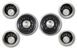Classic Instruments - Classic Instruments AT01SHC American Tradition Stainless Steel 6-Gauge Set - Image 1