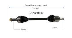 GSP - GSP NCV21026 Front Left CV Axle Assembly for Acura - Image 6
