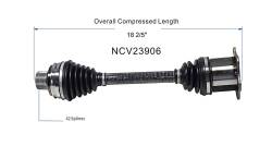 GSP - GSP NCV23906 Front CV Axle Assembly for Audi 2.0 3.2 - Image 6