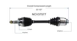 GSP - GSP NCV37577 Front Right CV Axle Assembly for Hyundai/Kia 2.4 AWD - Image 6