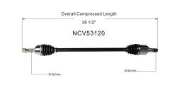 GSP - GSP NCV53120 Front Right CV Axle Assembly for Nissan - Image 6