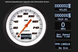 Classic Instruments - Classic Instruments MU65VSW00 65-66 Ford Mustang Velocity Series White Gauge Set - Image 1