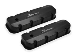 Holley Sniper EFI - Holley Sniper EFI 890004B Valve Cover Fabricated Aluminum BBC Tall - Image 2