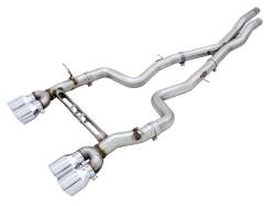 AWE Tuning - AWE Tuning 3020-42082 BMW Convertible/Coupe/Sedan 3.0 RWD Exhaust System - Image 1