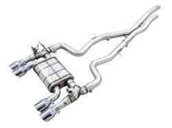 AWE Tuning - AWE Tuning 3025-42070 BMW Convertible/Coupe/Sedan 3.0 RWD Exhaust System - Image 1