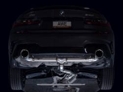 AWE Tuning - AWE Tuning 3020-32429 Chrome Axle-Back Exhaust for BMW Coupe/Sedan 2.0 AWD/RWD - Image 8