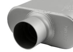 FlowMonster - FlowMonster 430402-FM Exhaust Muffler 3" Center In 2.5" Dual Out 13" Body Length - Image 3