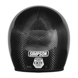Simpson Motorcycle - Simpson Motorcycle CHOPC2X Chopper 2X-Large Motorcycle Helmet Carbon Fiber - Image 5