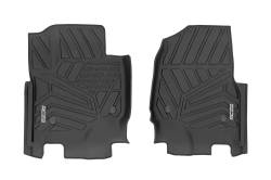 Rough Country Suspension Systems - Rough Country FF-5171 Front Floor Liners Blk for 17-26 Ford F250/F350 SD 2WD/4WD - Image 1