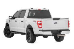 Rough Country Suspension Systems - Rough Country 14011 Black OV2 Running Boards 15-26 Ford F150/F250/F350 Crew - Image 2