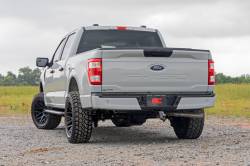 Rough Country Suspension Systems - Rough Country 14011 Black OV2 Running Boards 15-26 Ford F150/F250/F350 Crew - Image 6