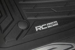 Rough Country Suspension Systems - Rough Country FF-2161 Front Floor Liners Black for 19-24 Silverado/Sierra - Image 4