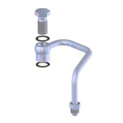 Detroit Speed - Archived - Detroit Speed 091702DS Power Steering Hardline Pressure Hose Banjo Bolt Connect - Image 1