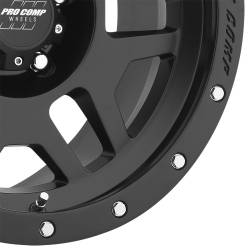 Pro Comp Wheels - Pro Comp Wheels PA41 PHASER 17x9 5x5.0 -6mm Satin Black PXA5041-7973 - Image 2
