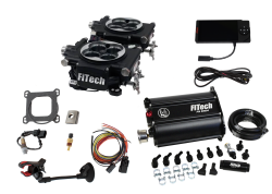 FiTech Fuel Injection - FiTech 35262 Go EFI 2x4 625 HP Matte Black EFI System w/Force Fuel Delivery Mast - Image 1
