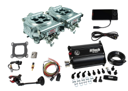 FiTech Fuel Injection - FiTech 35261 Go EFI 2x4 625 HP Bright Aluminum EFI System Master Kit - Image 1