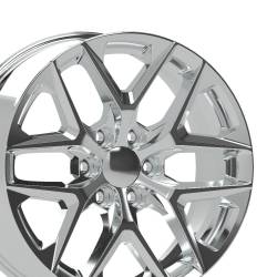 OE Wheels LLC - OE Wheels CV62 20x9 6x5.5 28mm Chrome CV62-20090-6550-28C - Image 1