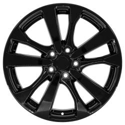 OE Wheels LLC - OE Wheels NS30 18x7.5 5x4.5 55mm Gloss Black NS30-18075-5450-55B - Image 2