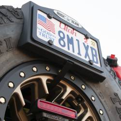 Rock Slide Engineering - Rock Slide Engineering AC-EZ-LP Black Aluminum EZ License Plate Mount - Image 3