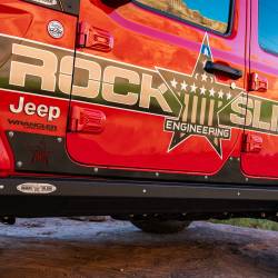 Rock Slide Engineering - Rock Slide AX-SS-RG-JL4 Step Slider Rocker Guards for 18+ Jeep Wrangler JL 4DR - Image 4
