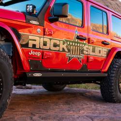 Rock Slide Engineering - Rock Slide AX-SS-RG-JL4 Step Slider Rocker Guards for 18+ Jeep Wrangler JL 4DR - Image 5