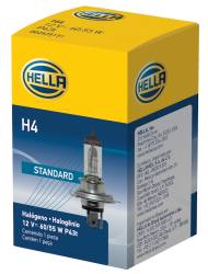 Hella - HELLA H4 12V 100/80W Halogen High Wattage Bulb OF Road Use Silver - Image 2