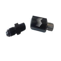 Snow Performance - Snow Performance SNO-809-BRD Low Profile Water-Methanol Nozzle Holder 4AN Elbow - Image 1