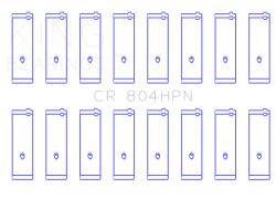 King Engine Bearings - King Bearings CR 804HPN Connecting Rod Set for Ford 260CI 289CI 5.0L - Image 2