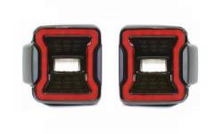 Quake LED - Quake LED QTE558 Blackout LED Replacement Taillights for Jeep JL - Image 1