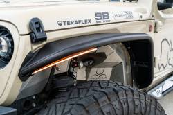 Smittybilt - Smittybilt 77852 XRC Front Tube Fenders Black for 18-24 Jeep Wrangler JL/JT - Image 3