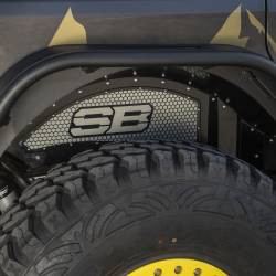 Smittybilt - Smittybilt 77986 Rear Inner Fender Liner Black for 18+ Jeep Wrangler JL JLU - Image 1