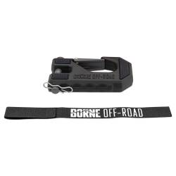Mishimoto - Mishimoto BNWN-HK-01BK Borne Off-Road Winch Hook & Hand Tether Black - Image 1