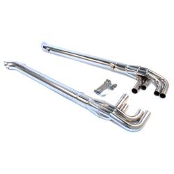 Patriot Exhaust - Patriot Exhaust H1165 Lake Pipes '4' 63" length 3.5" Diameter Chrome - Image 1