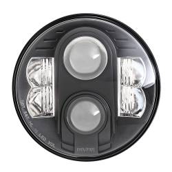 ProComp - Pro Comp 76402P 7" Round LED Headlights PAIR for 97-18 Jeep Wrangler TJ/JK - Image 1