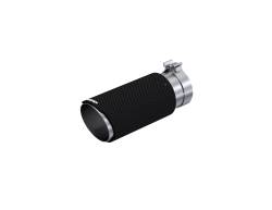 MBRP Exhaust - MBRP Exhaust T5051CF Carbon Fiber 4" Inlet Single Wall Rolled Angle 5" Out Tip - Image 1