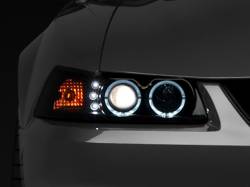 Raxiom - Raxiom 49113 Dual LED Halo Projector Headlights for 99-04 Ford Mustang - Image 1