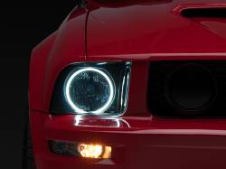 Raxiom - Raxiom 49121 Axial Series CCFL Halo Projector Smoked Headlights 05-09 Mustang - Image 1