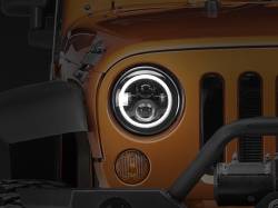 Raxiom - Raxiom J108037 Axial Series LED Halo Headlights w/DRL/Amber Turn Signals - Image 2