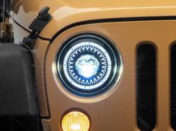 Raxiom - Raxiom J167194 Axial Series 7" Dragon Eye LED Headlights - Image 1