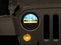 Raxiom - Raxiom J143372 Axial Series 7" LED Headlights w/DRL & Signal Function - Image 1