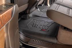 Rough Country Suspension Systems - Rough Country SM21613 Fr/Rr Floor Liners Black for 19-26 Silverado/Sierra Crew - Image 5
