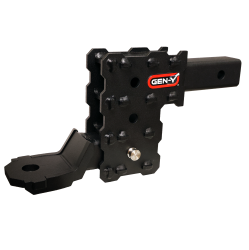 GEN-Y Hitch - GEN-Y GH-2613XP 2" Solid Shank 4.5" Drop 1K TW 10K Hitch Platinum Ball Mount - Image 1