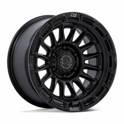 Black Rhino Hard Alloys - Black Rhino Wheels BR025MB17906801 BR025 Rival 17x9 6x5.5 1mm Matte Black/Black - Image 1